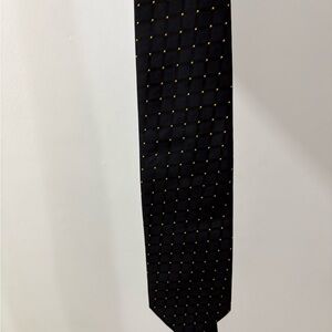 Cellini Uomo Le Collezioni Black and Gold Men‘s Tie